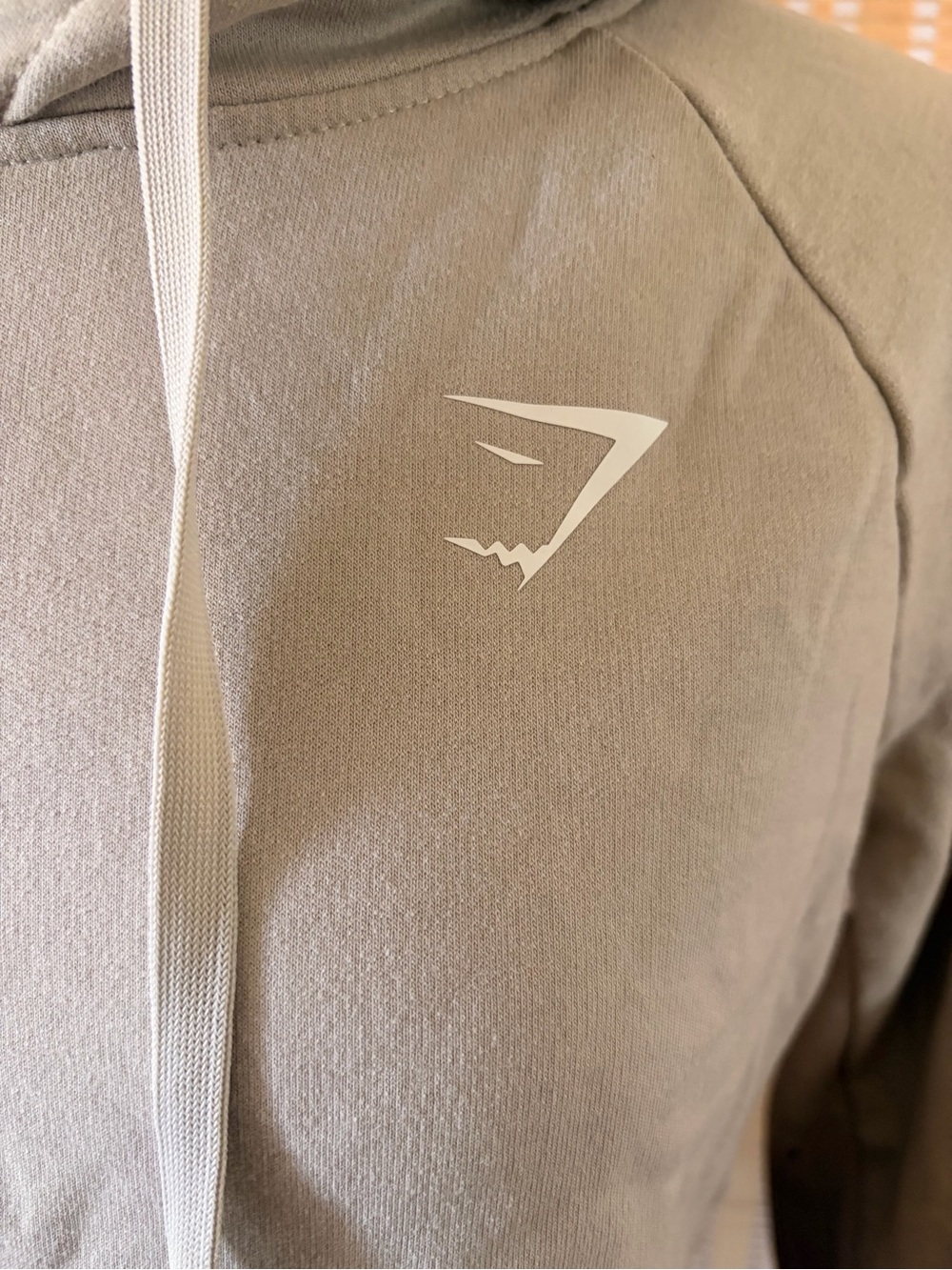 Gymshark Cropped Hoodie in Taupe - Picture 2 of 6